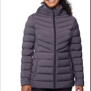 Women's 32 Degree Purple Puffer Jacket
